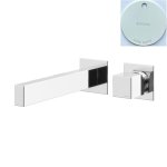 Bruma Adamastor Bateria umywalkowa podtynkowa 170 mm Pure White 3010103PW