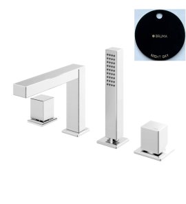 Bruma Adamastor Bateria wannowo-natryskowa na brzeg wanny Night Sky 3014102NS