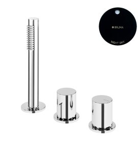 Bruma Avalon Bateria natryskowa nablatowa 3-otworowa Night Sky 1895001NS