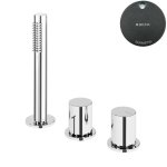 Bruma Avalon Bateria natryskowa nablatowa 3-otworowa Gunmetal 1895001MG