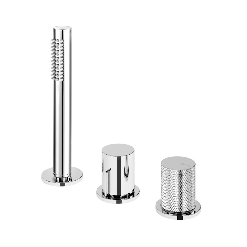 Bruma Avalon Bateria natryskowa nablatowa 3-otworowa Chrom 1893000CR