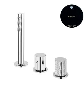 Bruma Avalon Bateria natryskowa nablatowa 3-otworowa Night Sky 1893000NS