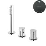 Bruma Avalon Bateria natryskowa nablatowa 3-otworowa Gunmetal 1893000MG