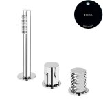 Bruma Avalon Bateria natryskowa nablatowa 3-otworowa Night Sky 1893001NS