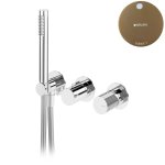 Bruma Avalon Bateria natryskowa podtynkowa ze słuchawką prysznicową Sunset 1893110SS