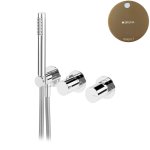 Bruma Avalon Bateria natryskowa podtynkowa ze słuchawką prysznicową Sunset 1891101SS