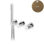 Bruma Avalon Bateria natryskowa podtynkowa ze słuchawką prysznicową Sunset 1893112SS