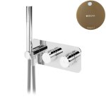 Bruma Avalon Bateria natryskowa termostatyczna podtynkowa z 2-wylotami Sunset 1842001SS