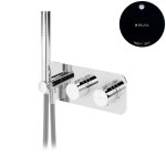 Bruma Avalon Bateria natryskowa termostatyczna podtynkowa z 3-wylotami Night Sky 1842801NS