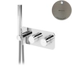 Bruma Avalon Bateria natryskowa termostatyczna podtynkowa z 3-wylotami Morning Mist 1842801MM