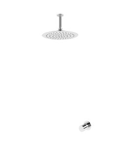 Bruma Avalon Bateria natryskowa podtynkowa z deszczownicą Ø 250 mm sufitową Chrom 1895621CR