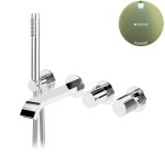 Bruma Avalon Bateria wannowa podtynkowa z wylewką i słuchawką prysznicową Sunrise 1892106SR