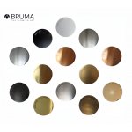 Bruma BlueQ Deszczownica Ø 300 mm z ramieniem ściennym Chrom 1455267CR