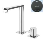 Bruma Breeze Bateria umywalkowa 2-otworowa bez korka Gunmetal 1680005MG