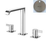 Bruma Breeze Bateria umywalkowa 3-otworowa bez korka Morning Mist 1682501MM