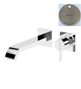 Bruma Breeze Bateria umywalkowa podtynkowa bez korka Morning Mist 1682301MM