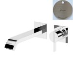 Bruma Breeze Bateria umywalkowa podtynkowa z korkiem Click-Clack Morning Mist 1682311MM