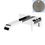 Bruma Breeze Bateria umywalkowa podtynkowa z korkiem Click-Clack Gunmetal 1682211MG