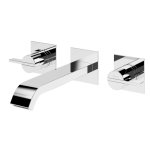 Bruma Breeze Bateria umywalkowa podtynkowa bez korka 3-otworowa Chrom 1682401CR