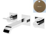 Bruma Breeze Bateria umywalkowa podtynkowa bez korka 3-otworowa Sunset 1682401SS