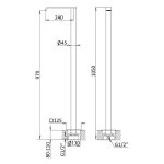 Bruma Breeze Wylewka wannowa wolnostojąca Night Sky 1456431NS