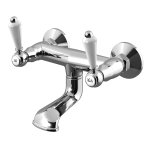 Bruma Classico Bateria wannowa ścienna Chrom 1187500CR