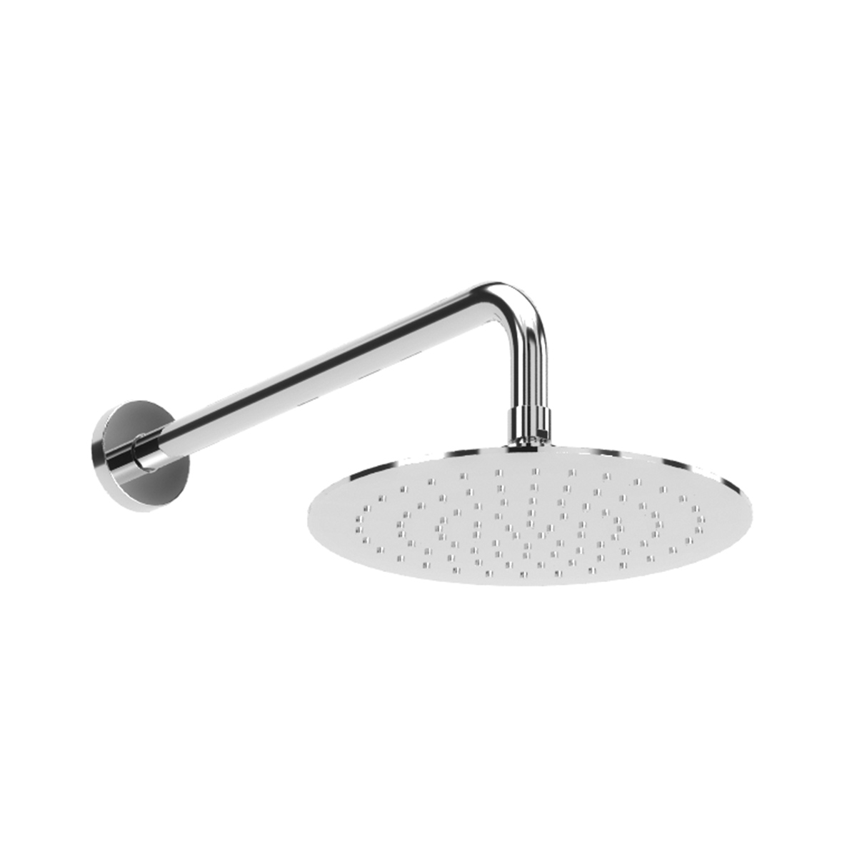 Bruma BlueR Deszczownica ścienna Ø 230 mm z ramieniem ściennym Chrom 1455244CR