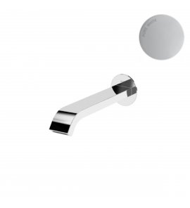 Bruma EdgeR Wylewka umywalkowa ścienna 150 mm Pure White 1569432PW