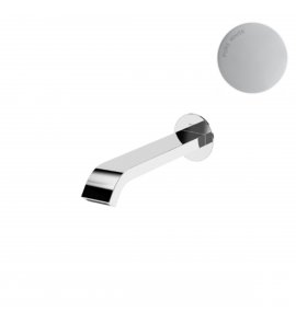 Bruma EdgeR Wylewka umywalkowa ścienna 205 mm Pure White 1569427PW