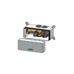 Bruma Element podtynkowy baterii natryskowej, termostatycznej NT6301NO