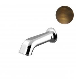 Bruma Elite Wylewka wannowa ścienna Old Brass 1456409LE