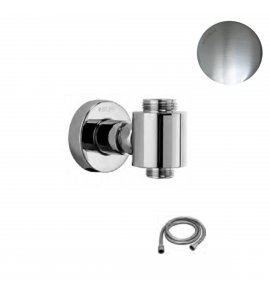 Bruma Elo Wspornik kolumny prysznicowej z wężem Satinox 1456110ST