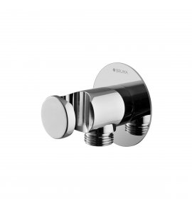 Bruma EloFlowingart Przyłącze kątowe z uchwytem do słuchawki prysznicowej Chrom 1455909CR