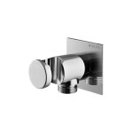 Bruma EloQ Przyłącze kątowe z uchwytem do słuchawki prysznicowej chrom 1455910CR