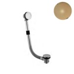 Bruma Escoamento Odpływ Wannowy z systemem przelewowym Gold 24kt/Or 24kt 1610008OR