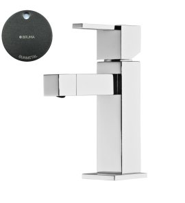 Bruma Escudo 2 Bateria bidetowa jednootworowa bez korka Gunmetal 1020201MG