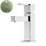 Bruma Escudo 2 Bateria bidetowa jednootworowa z korkiem Click-Clack Sunrise 1020241SR