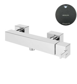 Bruma Escudo 2 Bateria prysznicowa naścienna Gunmetal 1020401MG
