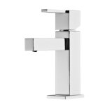 Bruma Escudo 2 Bateria umywalkowa średnia jednootworowa z korkiem Click-Clack Chrom 1020141CR