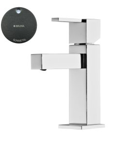 Bruma Escudo 2 Bateria umywalkowa średnia jednootworowa bez korka Gunmetal 1020101MG