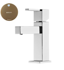 Bruma Escudo 2 Bateria umywalkowa średnia jednootworowa bez korka Sunset 1020101SS