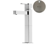 Bruma Escudo 2 Bateria umywalkowa wysoka jednootworowa z korkiem Click-Clack Morning Mist 1022141MM