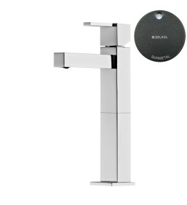 Bruma Escudo 2 Bateria umywalkowa wysoka jednootworowa bez korka Gunmetal 1022101MG