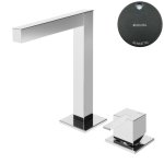 Bruma Escudo 2 Bateria umywalkowa 2-otworowa bez korka Gunmetal 1020003MG