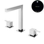 Bruma Escudo 2 Bateria umywalkowa 3-otworowa bez korka Night Sky 1022501NS