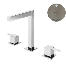 Bruma Escudo 2 Bateria umywalkowa 3-otworowa bez korka Morning Mist 1022501MM