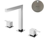 Bruma Escudo 2 Bateria umywalkowa 3-otworowa bez korka Morning Mist 1022501MM