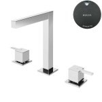 Bruma Escudo 2 Bateria umywalkowa 3-otworowa bez korka Gunmetal 1022501MG