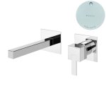 Bruma Escudo 2 Bateria umywalkowa podtynkowa 170 mm Pure White 1020105PW