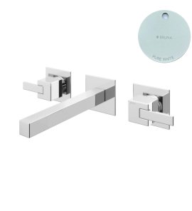 Bruma Escudo 2 Bateria umywalkowa podtynkowa 170 mm Pure White 1029601PW